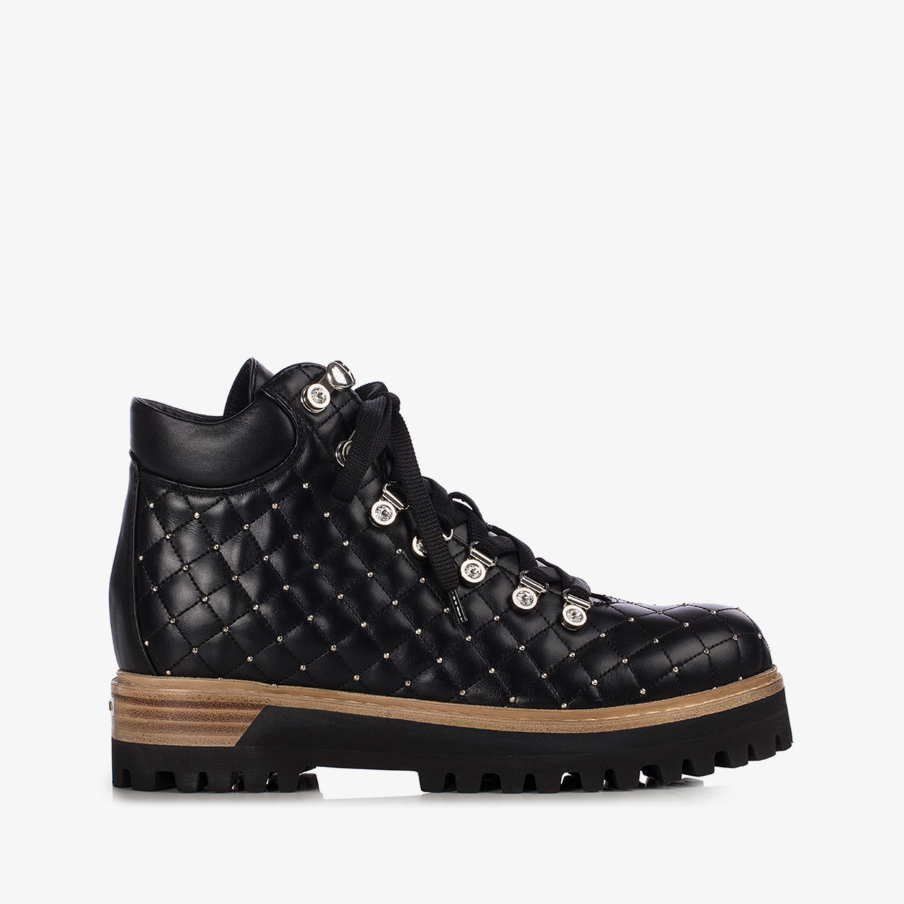 ST. MORITZ TREKKING BLACK | Le Silla Outlet