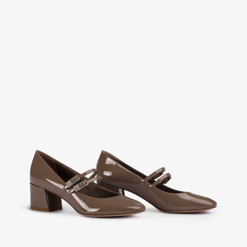 DANIELLE MARY JANE 50 mm - Mid Heels Pumps | Le Silla Outlet