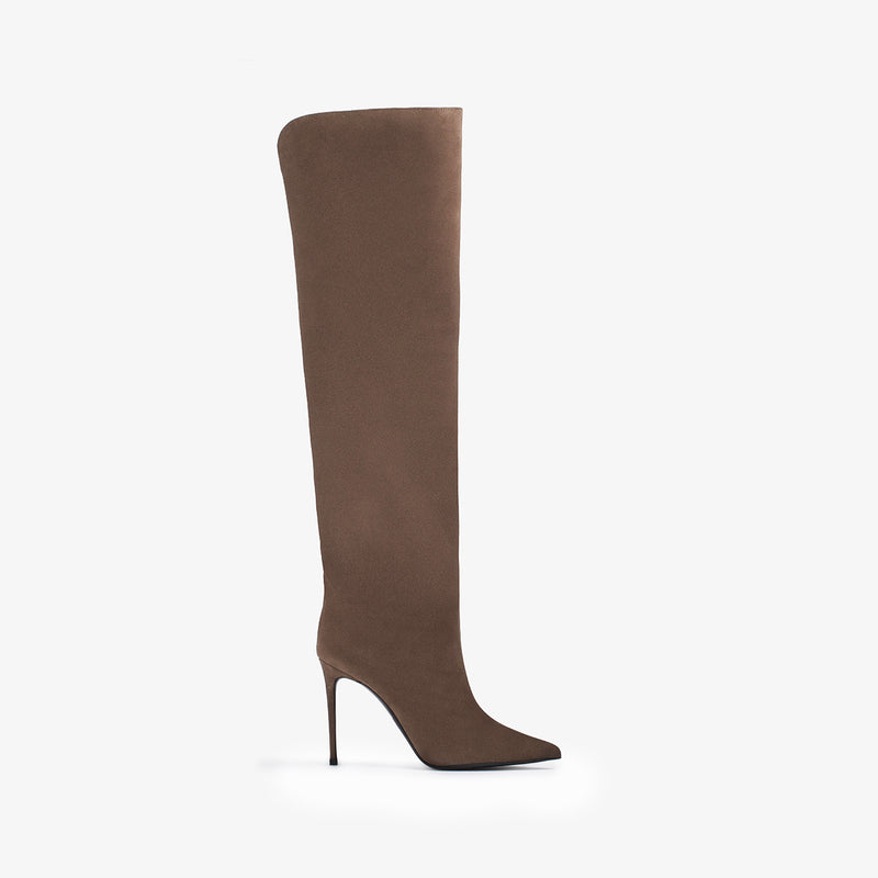 EVA THIGH-HIGH BOOT 100 mm - What's New | Le Silla Outlet