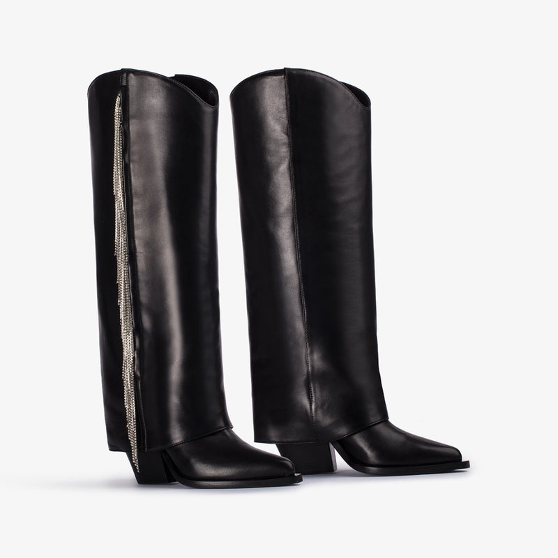 JEWEL COWBOY BOOT 100 mm - Boots and Ankle Boots | Le Silla Outlet