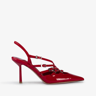 SCARLET SLINGBACK 80 mm